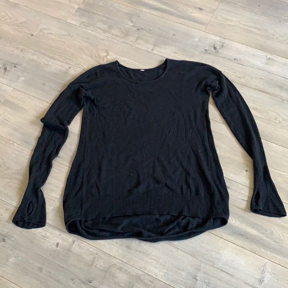 COPY - Lululemon Black lightweight Sweater Large (10/12?)